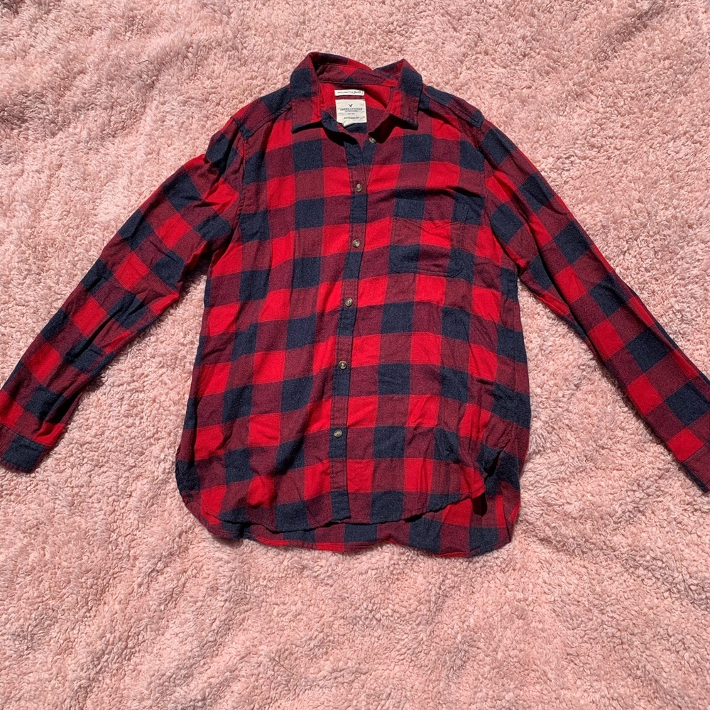 ❤️ American Eagle boyfriend fit flannel